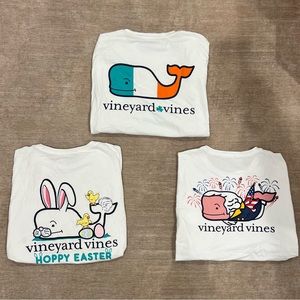 Lot of vineyard vines holiday tahirts